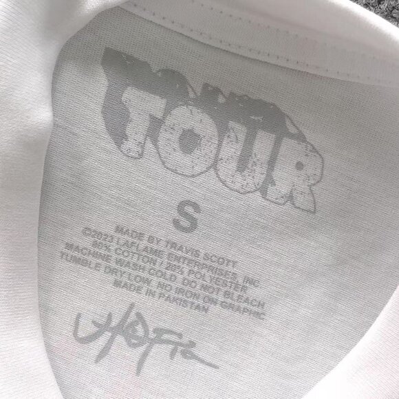Travis Scott Utopia Circus Maximus See The Future Tee White - Picture 3 of 11
